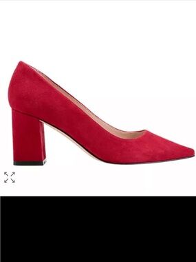 142. Marc Fisher LTD.  $160 Zala Pointed Toe Pumps in red